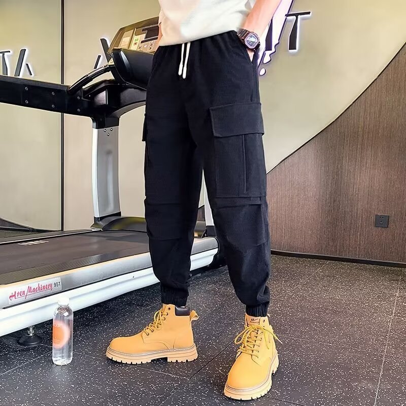 Harun Cropped Pants Springautumn Men's Trousers