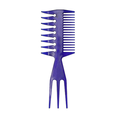 Retro oil hair comb shape double-sided comb