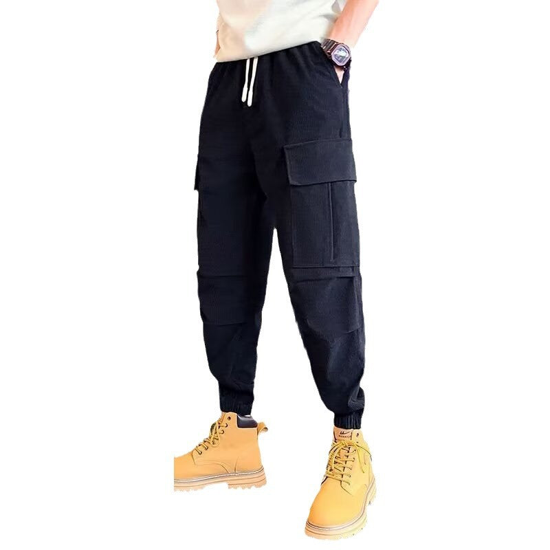 Harun Cropped Pants Springautumn Men's Trousers