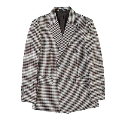 Men's Spring New Houndstooth Suit Jacket
