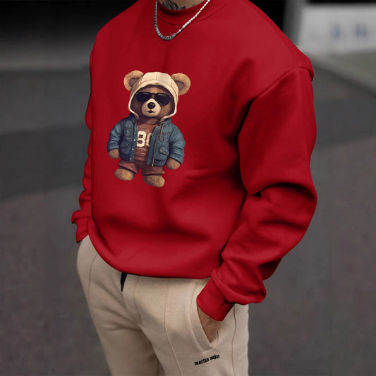 Fashionable 3D Digital Print Hoodless Sweatshirt For Teenagers Unisex