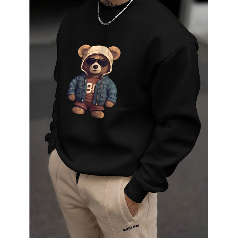 Fashionable 3D Digital Print Hoodless Sweatshirt For Teenagers Unisex